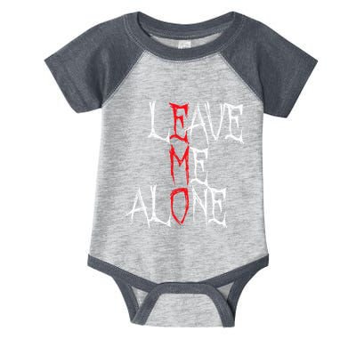 Leave Me Alone Emo Clothes Emocore Emo Music Fan Emo Infant Baby Jersey Bodysuit