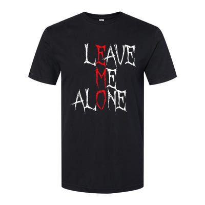 Leave Me Alone Emo Clothes Emocore Emo Music Fan Emo Softstyle CVC T-Shirt