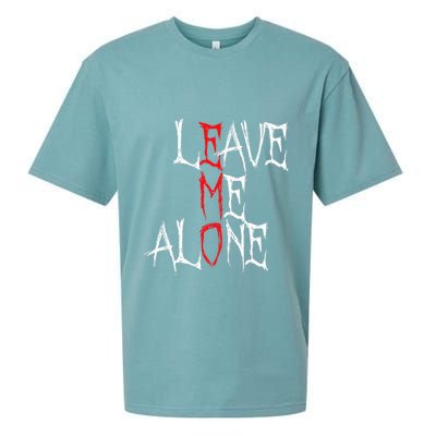 Leave Me Alone Emo Clothes Emocore Emo Music Fan Emo Sueded Cloud Jersey T-Shirt