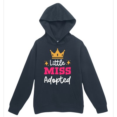 Little Miss Adopted Daughter Son Family Adoption Day Urban Pullover Hoodie