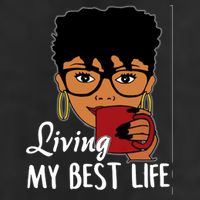 Living My Best Life 7 Panel Mesh Trucker Snapback Hat