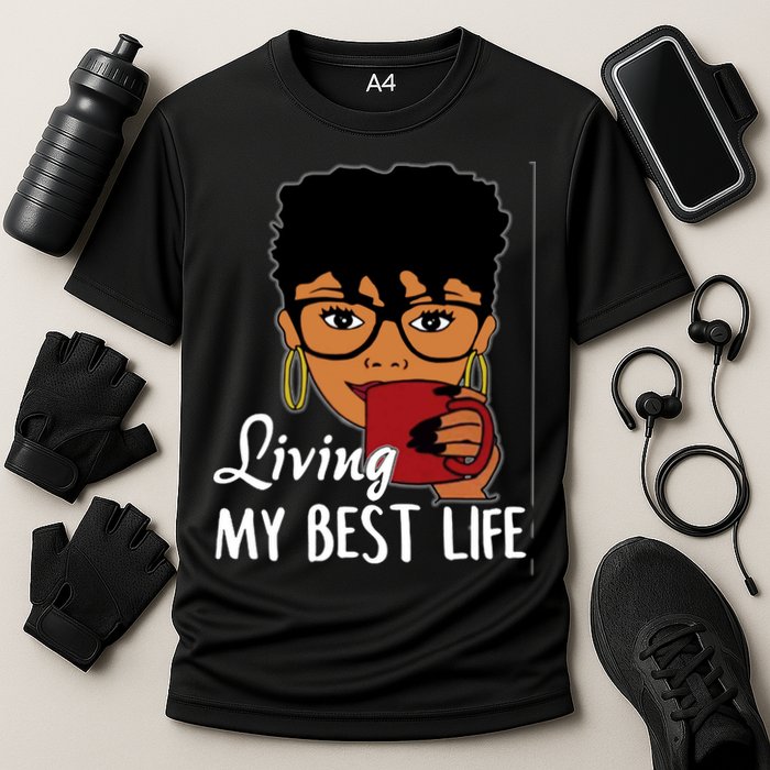 Living My Best Life Cooling Performance Crew T-Shirt