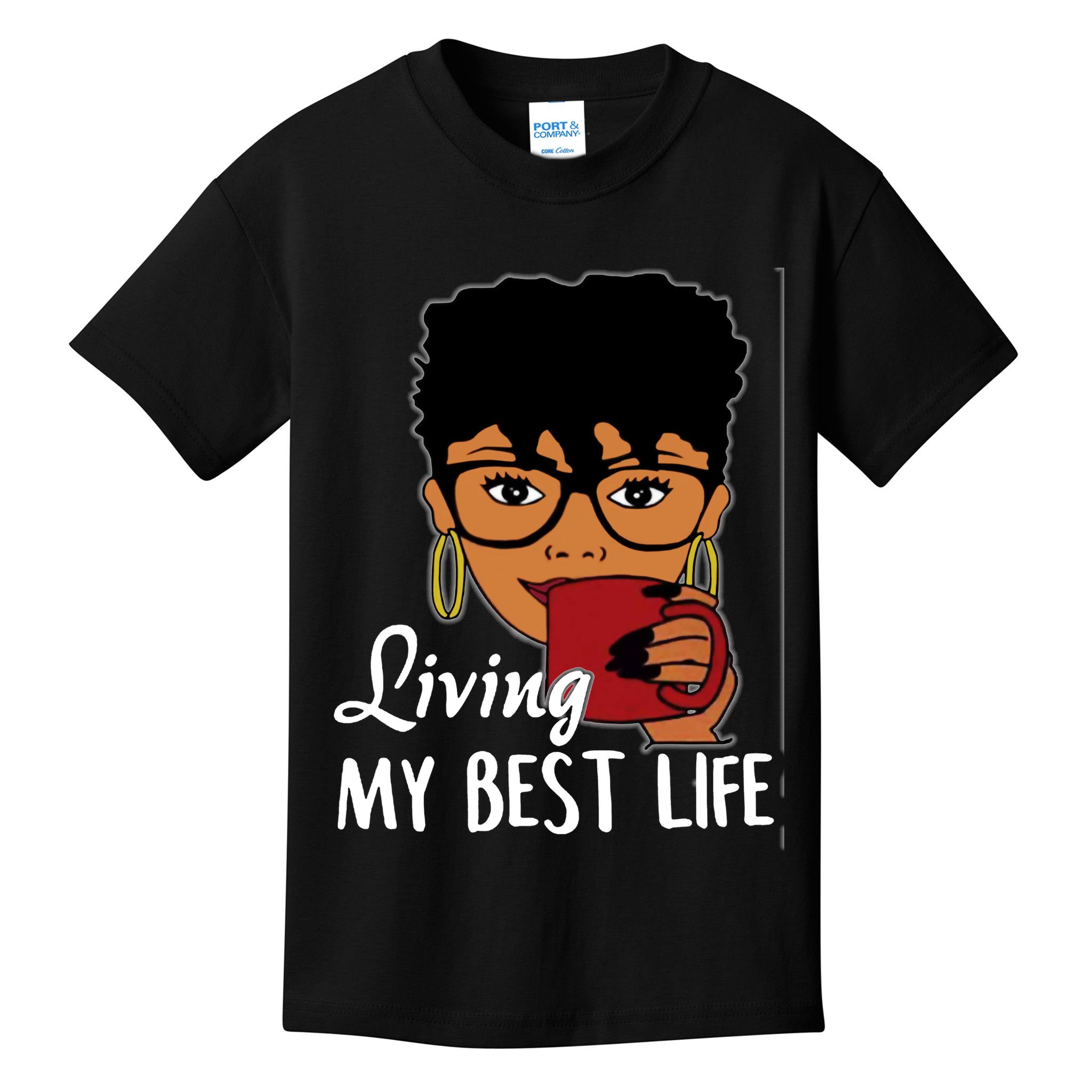 Living My Best Life Kids T-Shirt