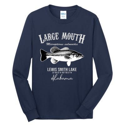 Large Mouth Bass At Lewis Smith Lake Tall Long Sleeve T-Shirt