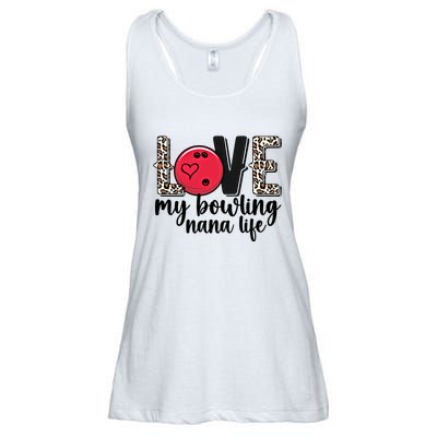 Love My Bowling Nana Life Grandma Nana Of A Bowler Nana Gift Ladies Essential Flowy Tank
