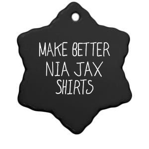 Limited Make Better Nia Jax Ceramic Star Ornament