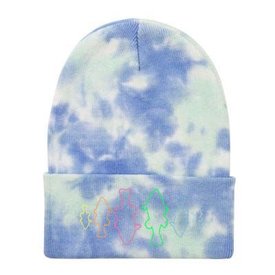 Large Mouth Bass Fishing Fisher Big Mouth Bass Fishing Gift Tie Dye 12in Knit Beanie