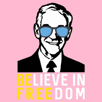 Libertarian Mama Believe In Freedom Libertarian Ron Paul T-Shirt