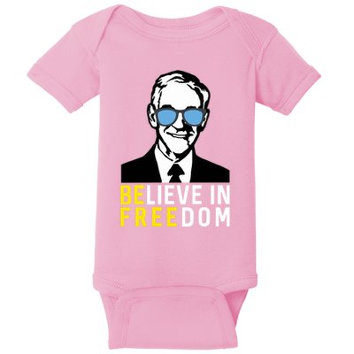 Libertarian Mama Believe In Freedom Libertarian Ron Paul Baby Bodysuit