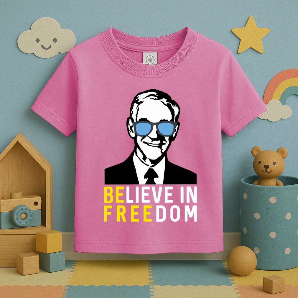 Libertarian Mama Believe In Freedom Libertarian Ron Paul Toddler T-Shirt