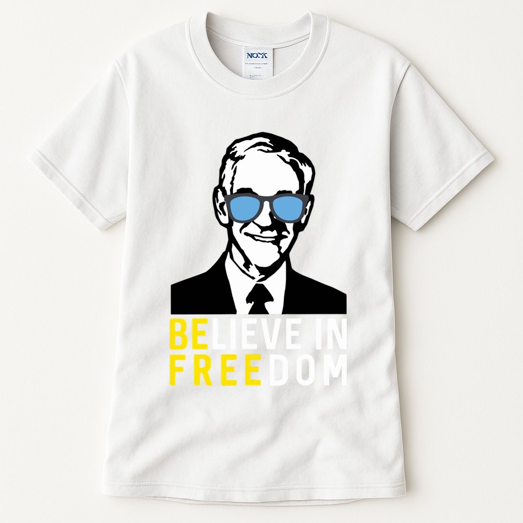 Libertarian Mama Believe In Freedom Libertarian Ron Paul Tall T-Shirt