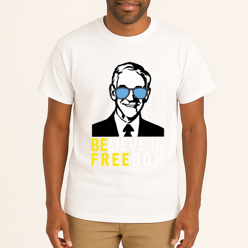 Libertarian Mama Believe In Freedom Libertarian Ron Paul Tall T-Shirt