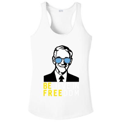 Libertarian Mama Believe In Freedom Libertarian Ron Paul Ladies PosiCharge Competitor Racerback Tank
