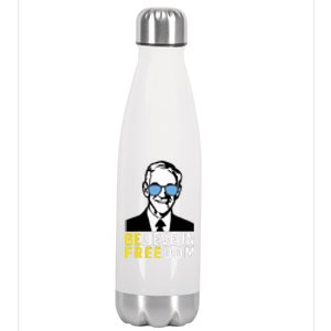 Libertarian Mama Believe In Freedom Libertarian Ron Paul Stainless Steel Insulated Water Bottle