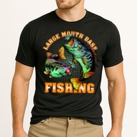 Large Mouth Bass In Action Fishing Cooling Performance Crew T-Shirt