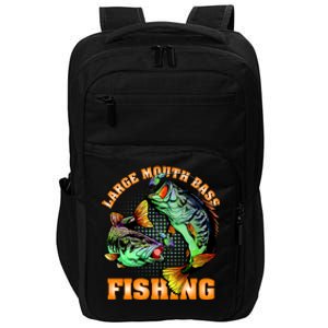 Large Mouth Bass In Action Fishing Impact Tech Backpack