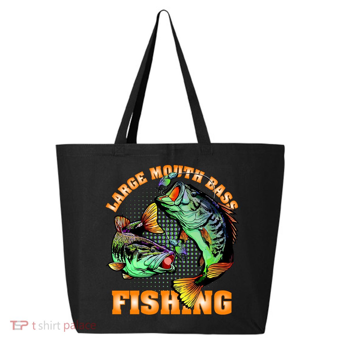 Large Mouth Bass In Action Fishing 25L Jumbo Tote