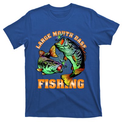 Large Mouth Bass In Action Fishing T-Shirt