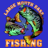 Large Mouth Bass In Action Fishing Tall T-Shirt