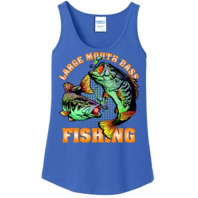 Large Mouth Bass In Action Fishing Ladies Essential Tank