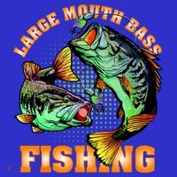 Large Mouth Bass In Action Fishing 16 in Basic Backpack