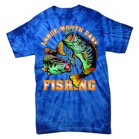 Large Mouth Bass In Action Fishing Tie-Dye T-Shirt