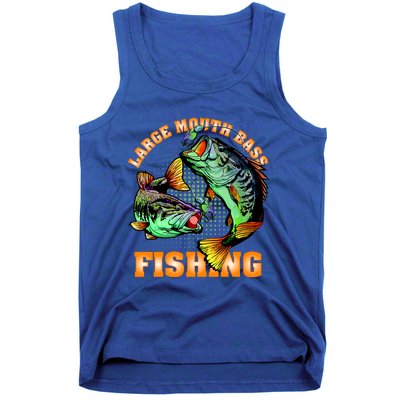 Large Mouth Bass In Action Fishing Tank Top