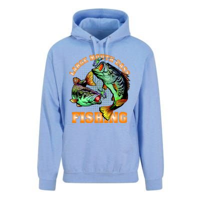 Large Mouth Bass In Action Fishing Unisex Surf Hoodie