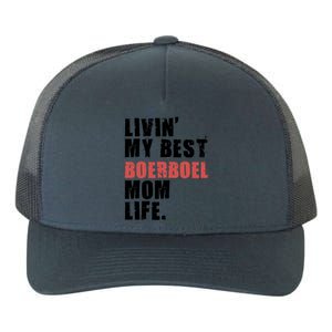 Livin My Best Boerboel Mom Life Adc014d Funny Gift Yupoong Adult 5-Panel Trucker Hat