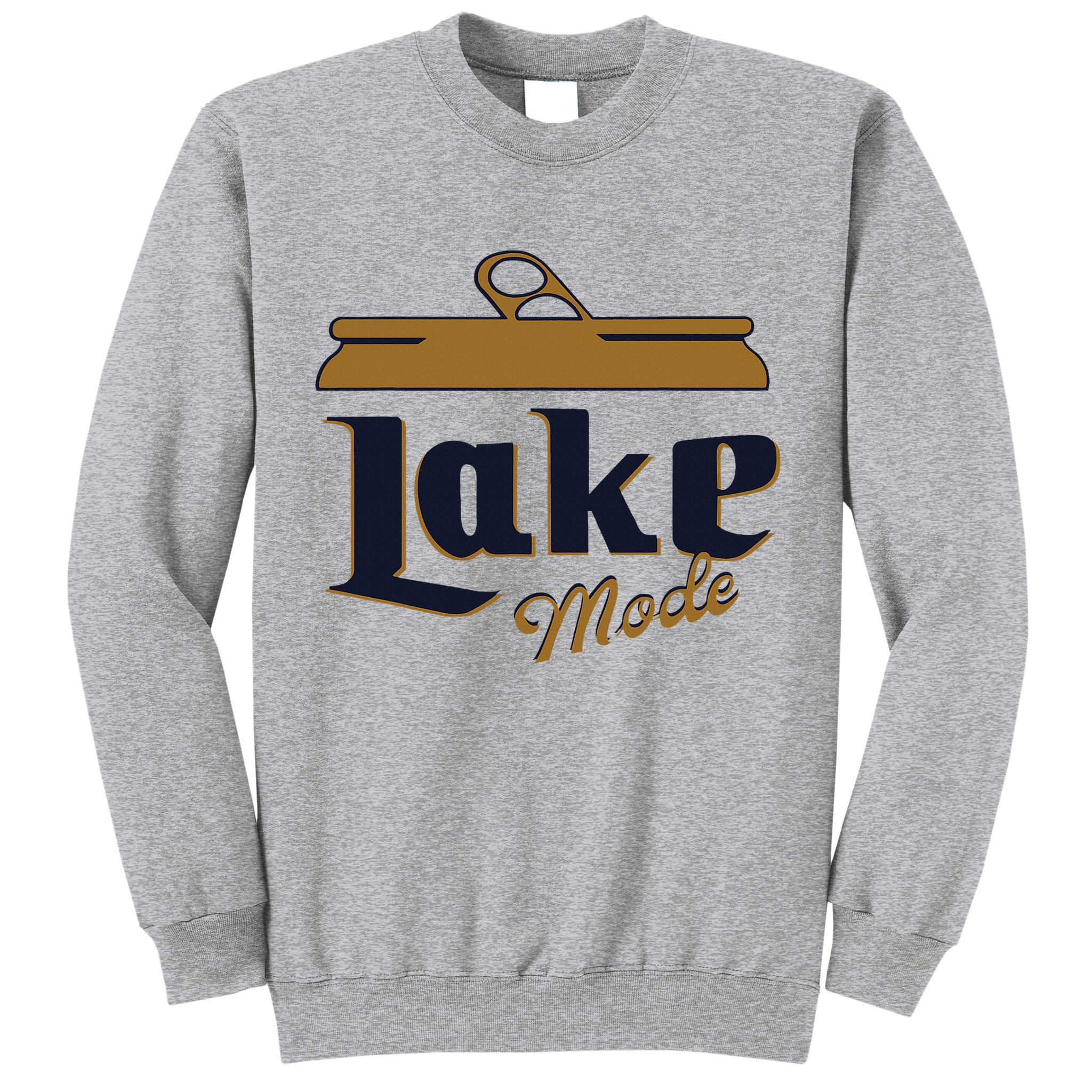 Lake Mode Beer Can Funny Beer Drinking Tall Sweatshirt