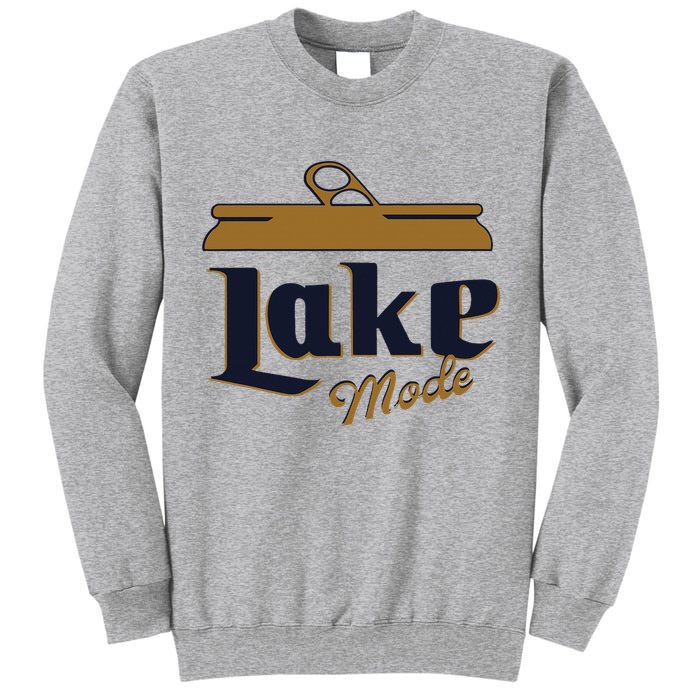 Lake Mode Beer Can Funny Beer Drinking Tall Sweatshirt