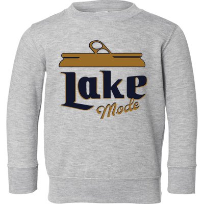 Lake Mode Beer Can Funny Beer Drinking Toddler Sweatshirt