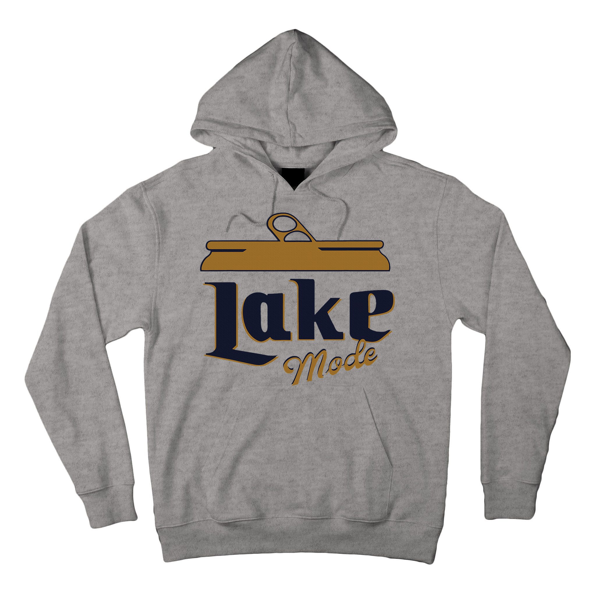 Lake Mode Beer Can Funny Beer Drinking Tall Hoodie