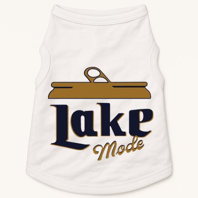 Lake Mode Beer Can Funny Beer Drinking Doggie Tank