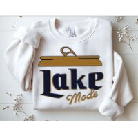 Lake Mode Beer Can Funny Beer Drinking Sweatshirt