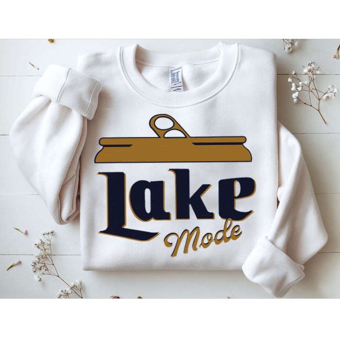 Lake Mode Beer Can Funny Beer Drinking Sweatshirt