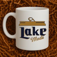 Lake Mode Beer Can Funny Beer Drinking Mug