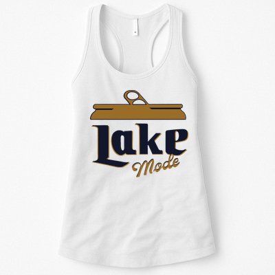 Lake Mode Beer Can Funny Beer Drinking Womens Tank Top