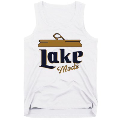 Lake Mode Beer Can Funny Beer Drinking Tank Top