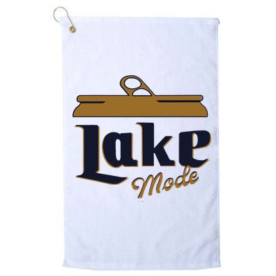 Lake Mode Beer Can Funny Beer Drinking Golf Towel