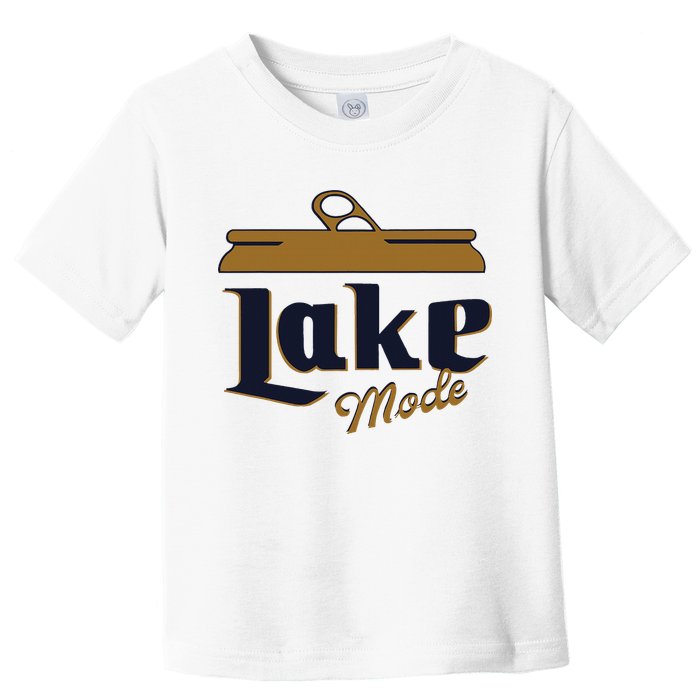 Lake Mode Beer Can Funny Beer Drinking Toddler T-Shirt