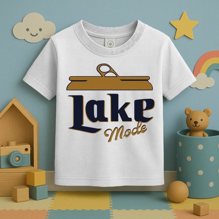 Lake Mode Beer Can Funny Beer Drinking Toddler T-Shirt
