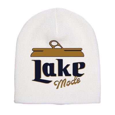 Lake Mode Beer Can Funny Beer Drinking Short Acrylic Beanie