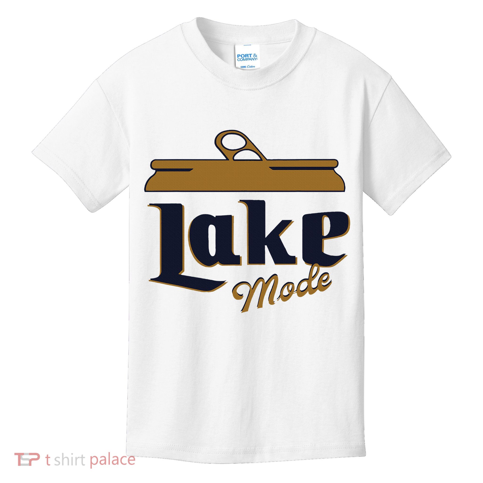 Lake Mode Beer Can Funny Beer Drinking Kids T-Shirt