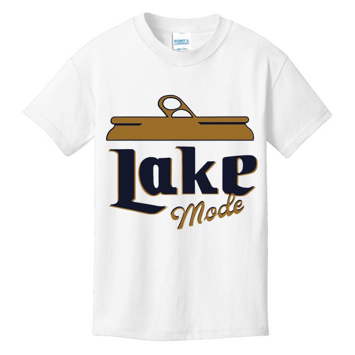 Lake Mode Beer Can Funny Beer Drinking Kids T-Shirt