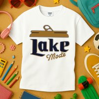 Lake Mode Beer Can Funny Beer Drinking Kids T-Shirt