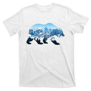 Landscape Mountain Bear Nature Wildlife Outdoor Animal T-Shirt