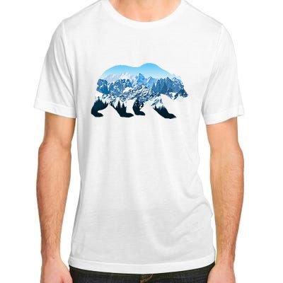 Landscape Mountain Bear Nature Wildlife Outdoor Animal Adult ChromaSoft Performance T-Shirt