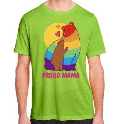 Lesbian Mama Bear Gift Lgbtq Proud Lgbtq Mom Gift Adult ChromaSoft Performance T-Shirt