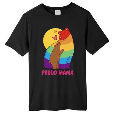 Lesbian Mama Bear Gift Lgbtq Proud Lgbtq Mom Gift Tall Fusion ChromaSoft Performance T-Shirt